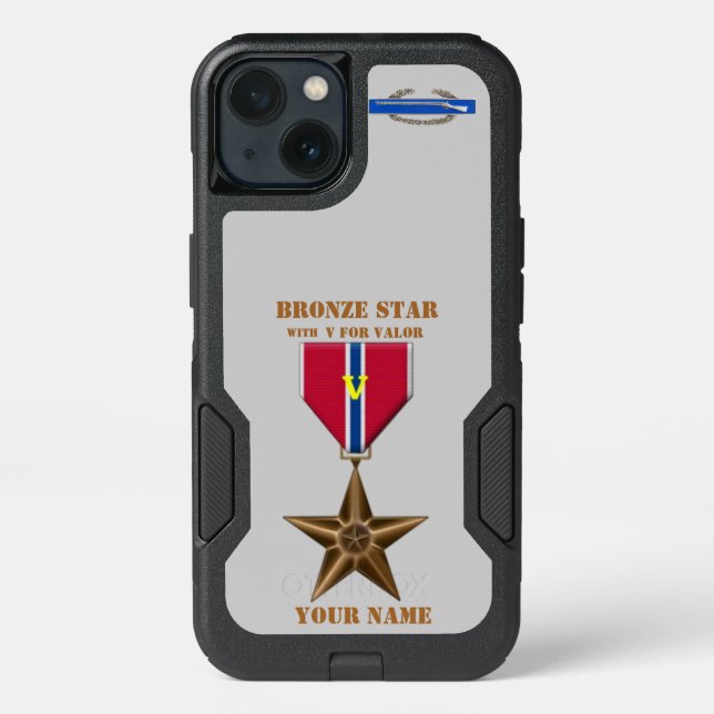 BRONZESTAR (With V for Valor) Otterbox iPhone Case (Back)