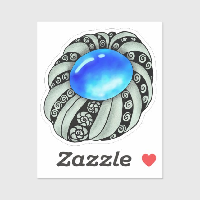 brooch sticker (Sheet)