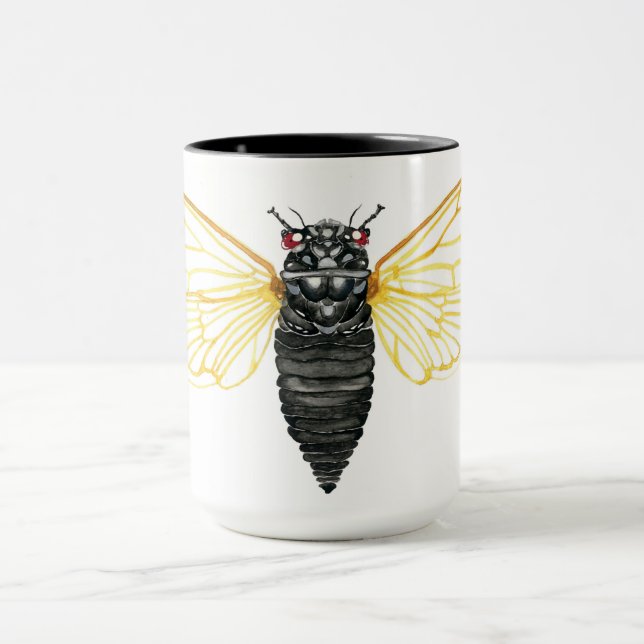 Brood X 17 Year Periodical Cicada Mug (Center)