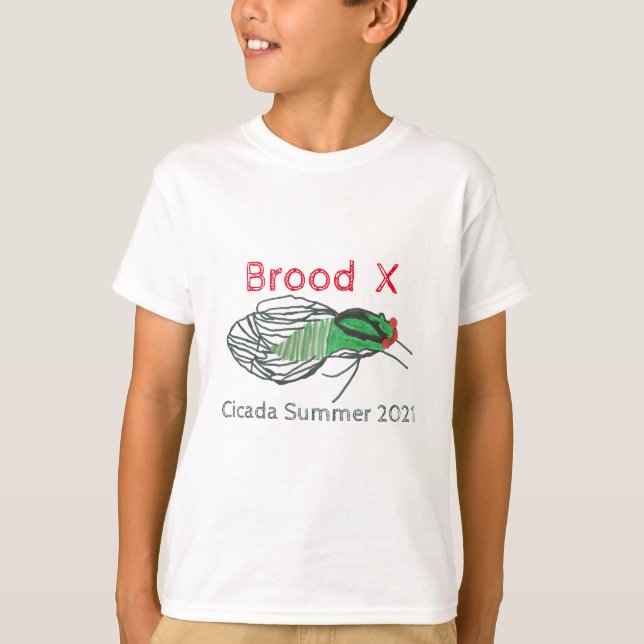 Brood X Cicada Summer 2021 T-Shirt (Front)