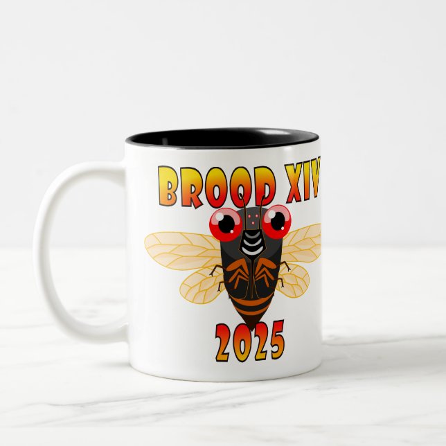 Brood XIV Cicada Mug (Left)