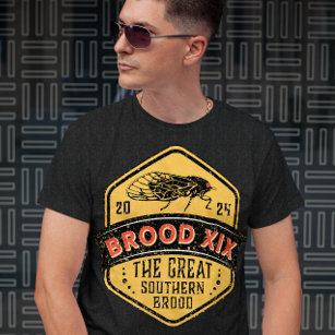 Brood XIX Cicadas Great Southern Brood Grunge T-Shirt