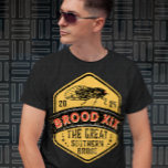 Brood Xix Cicadas Great Southern Brood Grunge T-shirt at Zazzle