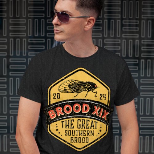 Brood XIX Cicadas Great Southern Brood Grunge T_Shirt