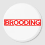 Brooding Stamp Magnet