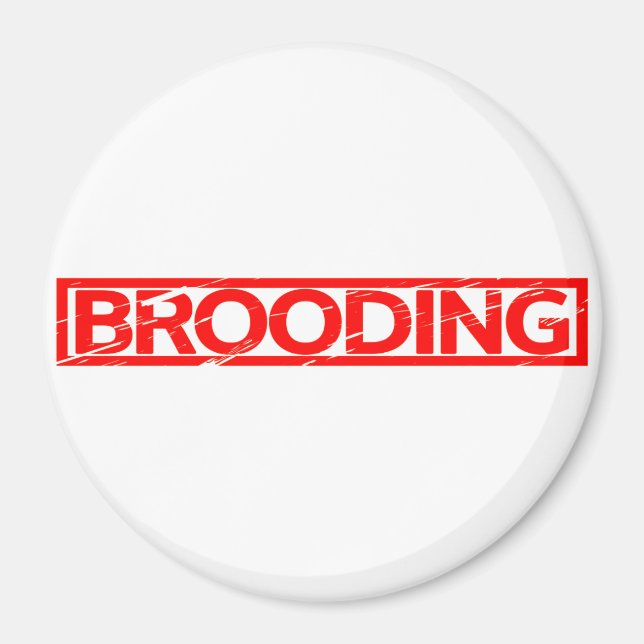 Brooding Stamp Magnet (Front)