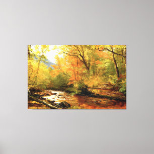 Brook in the Woods by Albert Bierstadt Canvas Print