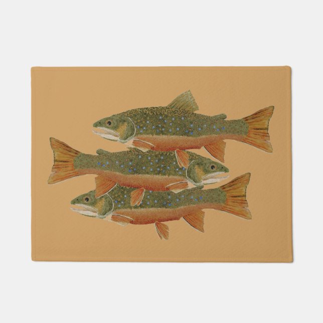 Brook Trout Doormat (Front)
