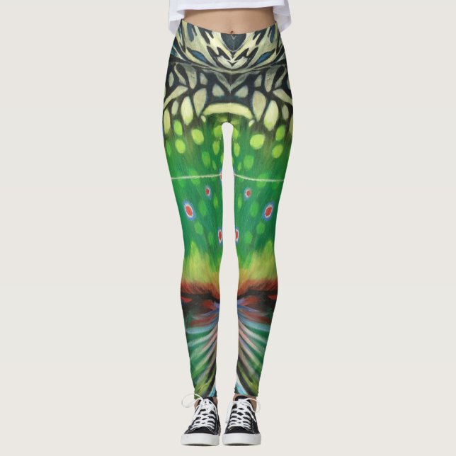 Brook Trout Fish Leggings (Front)