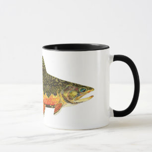 Brook Trout Fish Painting Mug