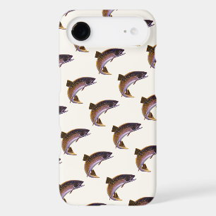 Brook Trout Fish, Vintage Sports Fishing Fisherman iPhone 17 Air Case