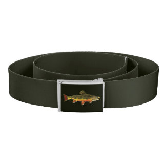 Brook Trout Fisherman Belt