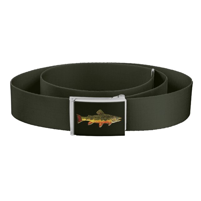 Brook Trout Fisherman Belt (Coil)