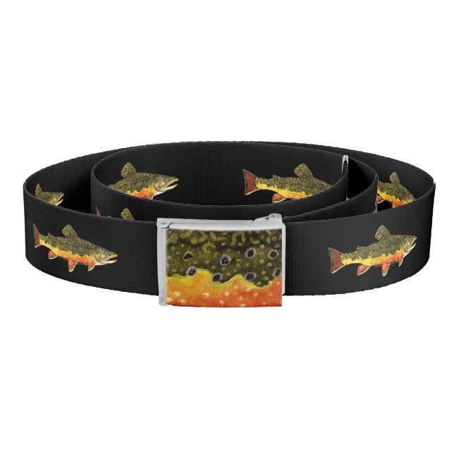 Brook Trout Fisherman Belt (Coil)
