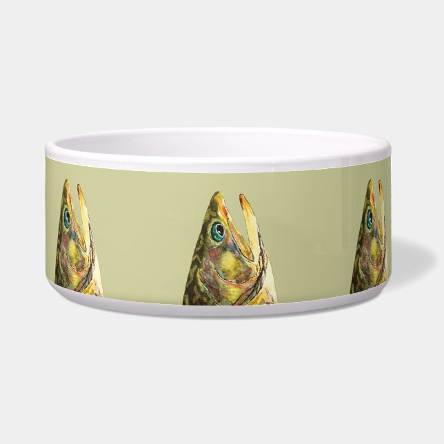 Brook Trout Fisherman Bowl (Front)