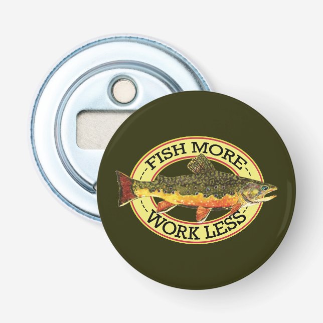 Brook Trout Fisherman's Bottle Opener (Front)