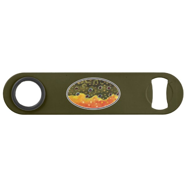 Brook Trout Fishing, Fish Speed Bottle Opener (Front (Horizontal))