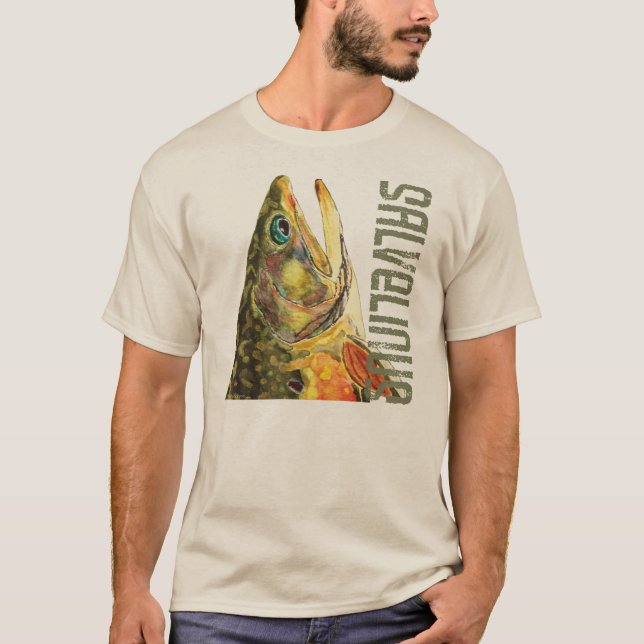 Brook Trout Fishing T-Shirt (Front)