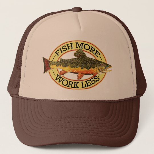 Brook Trout Fly Fisherman's Trucker Hat Zazzle