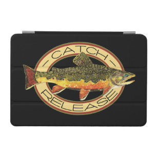 Brook Trout Fly Fishing Catch and Release Angler's iPad Mini Cover