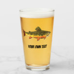 Brook Trout Fly Fishing Ichthyologist&#39;s Angler&#39;s Glass at Zazzle