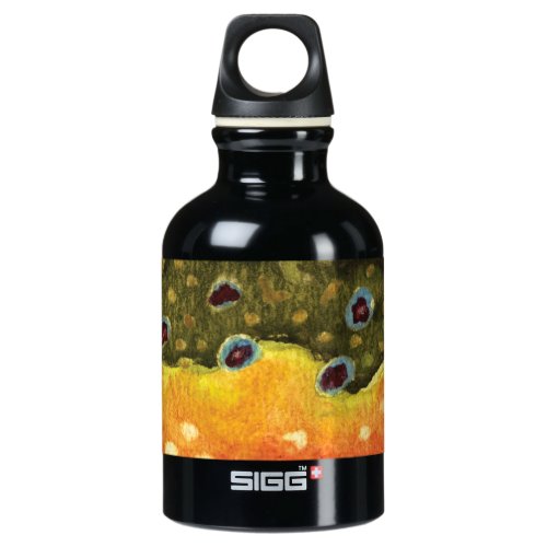 Brook Trout Fly Fishing Icthyology Anglers Aluminum Water Bottle