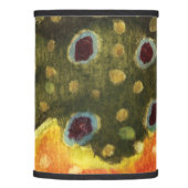 Brook Trout Fly Fishing Icthyology Angler's Lamp Shade (Right)