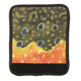 Brook Trout Fly Fishing Luggage Handle Wrap