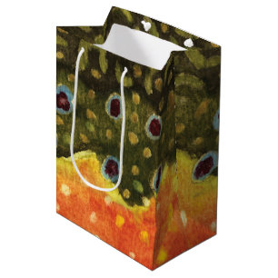 Brook Trout Fly Fishing Medium Gift Bag