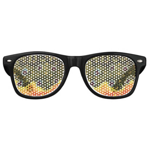 Brook Trout Fly Fishing Retro Sunglasses