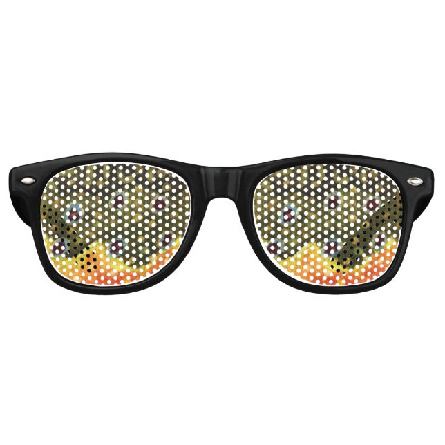 Brook Trout Fly Fishing Retro Sunglasses (Front)