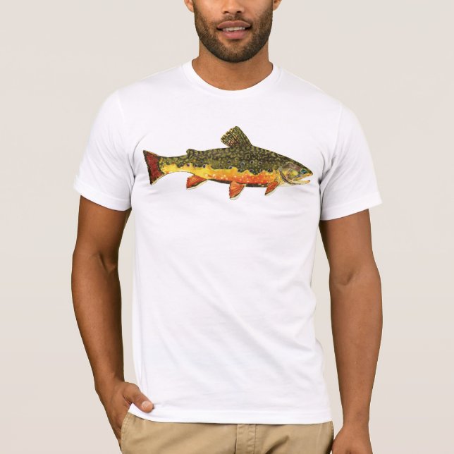 Brook Trout Fly Fishing T-Shirt (Front)