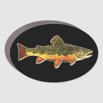 Brook Trout Fly Fishing Truck Or Car Magnet by TroutWhiskers at Zazzle