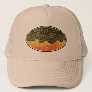 Brook Trout Fly Fishing Trucker Hat