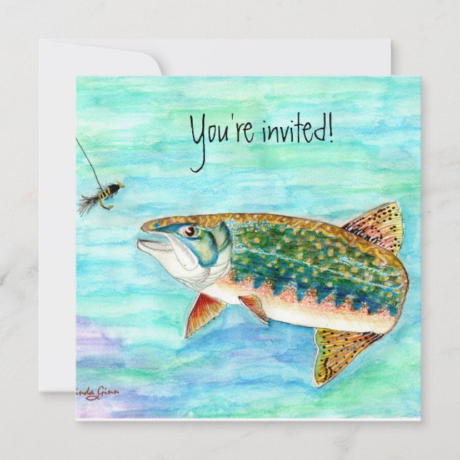 Brook Trout Invitation (Front)
