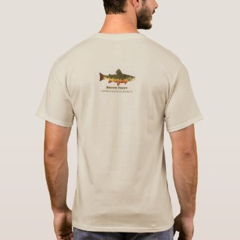 Brook Trout  Latin T-shirt by TroutWhiskers at Zazzle
