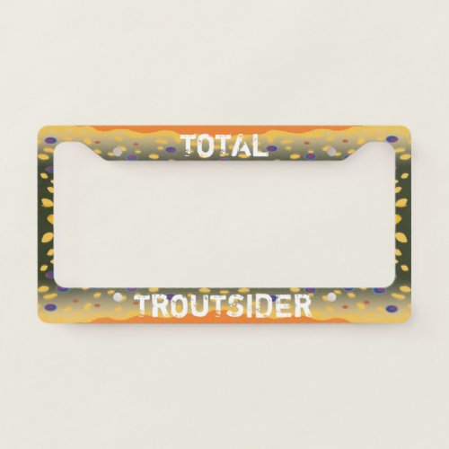 Brook Trout License Plate Frame