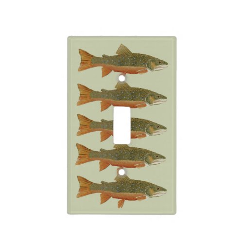 Brook Trout Light Switch Plate
