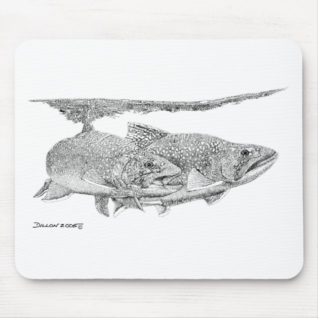 Brook Trout Mouse Pad (Front)