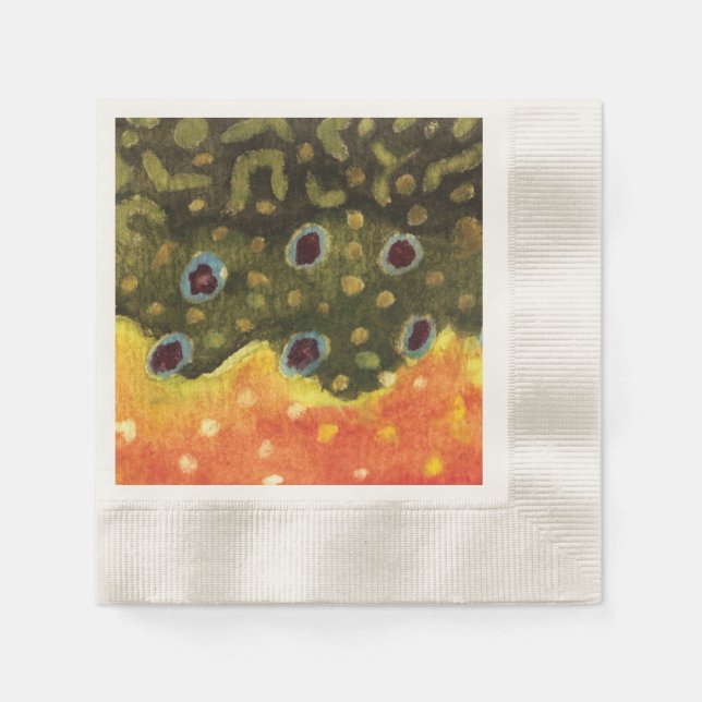 Brook Trout Napkins (Front)