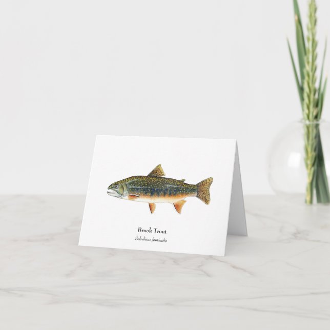 Brook Trout Notecard (Front)