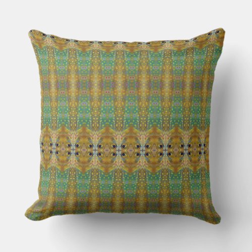 Brook  trout pattern print pattern throw pillow