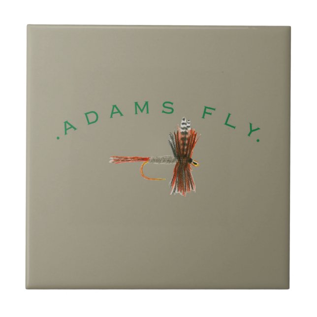 Brook Trout Scales Ceramic Tile (Front)