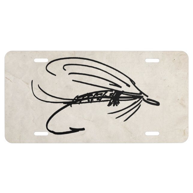 Brook Trout Scales Photography License Plate (Front)
