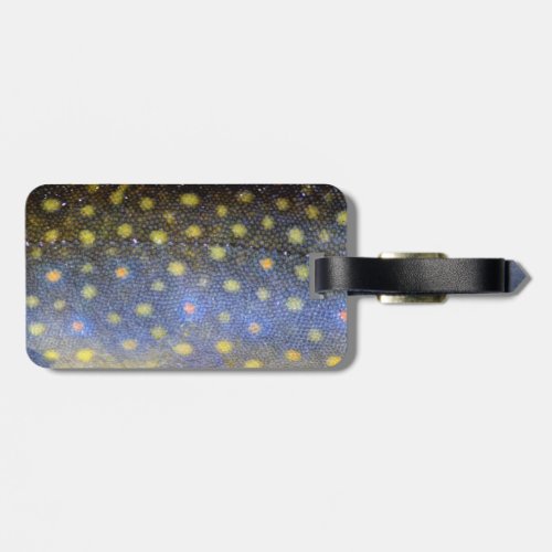 Brook Trout Scales Photography Luggage Tag