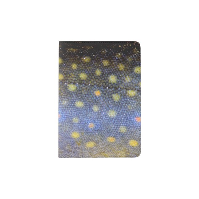 Brook Trout Scales Photography Passport Holder (Front)