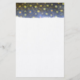 Brook Trout Scales Photography Stationery