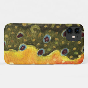Brook Trout Skin Fly Fishing Angling iPhone 11 Case