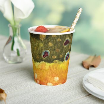 Brook Trout Skin Fly Fishing Women Men Paper Cups by TroutWhiskers at Zazzle