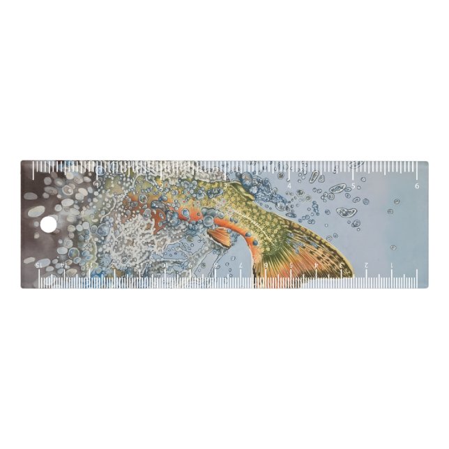 Brook Trout Splash Ruler (Front)